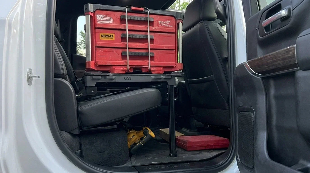 How to Secure a Milwaukee PACKOUT Stack in Your Truck Cab