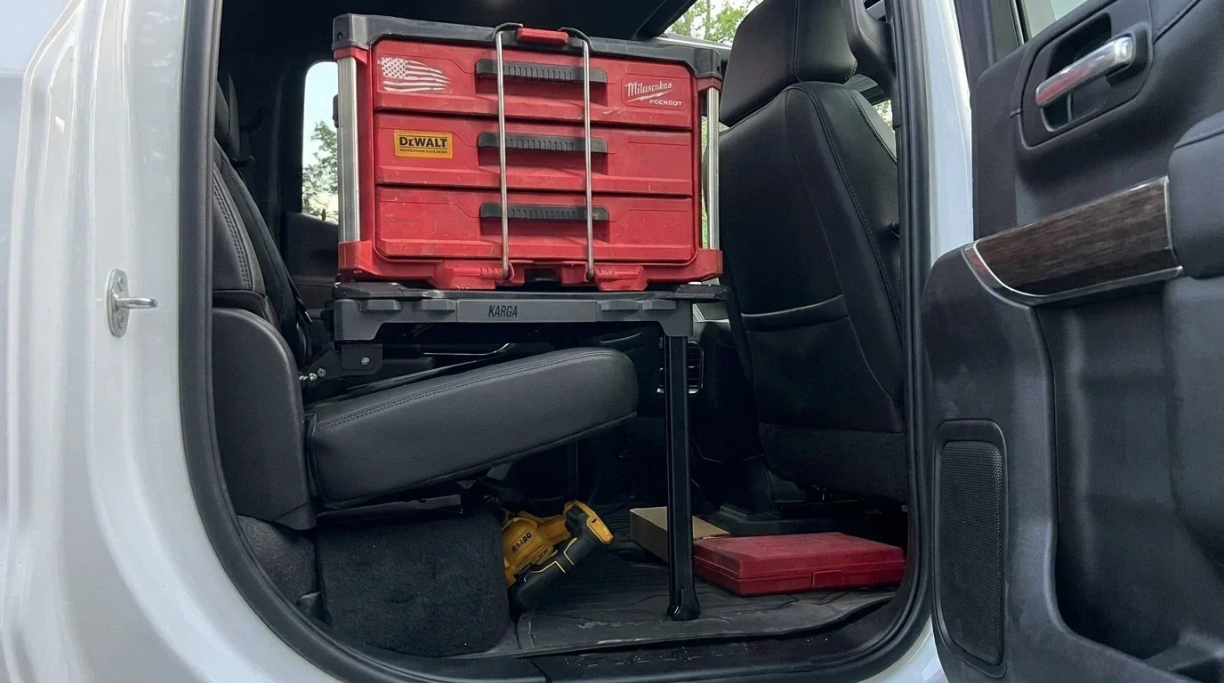 How to Secure a Milwaukee PACKOUT Stack in Your Truck Cab